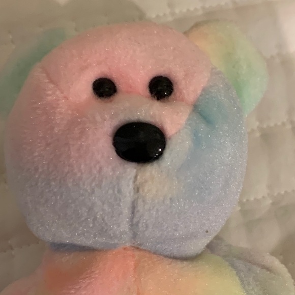 Beanie Baby Rainbow Tie Dye Bear - Picture 3 of 6